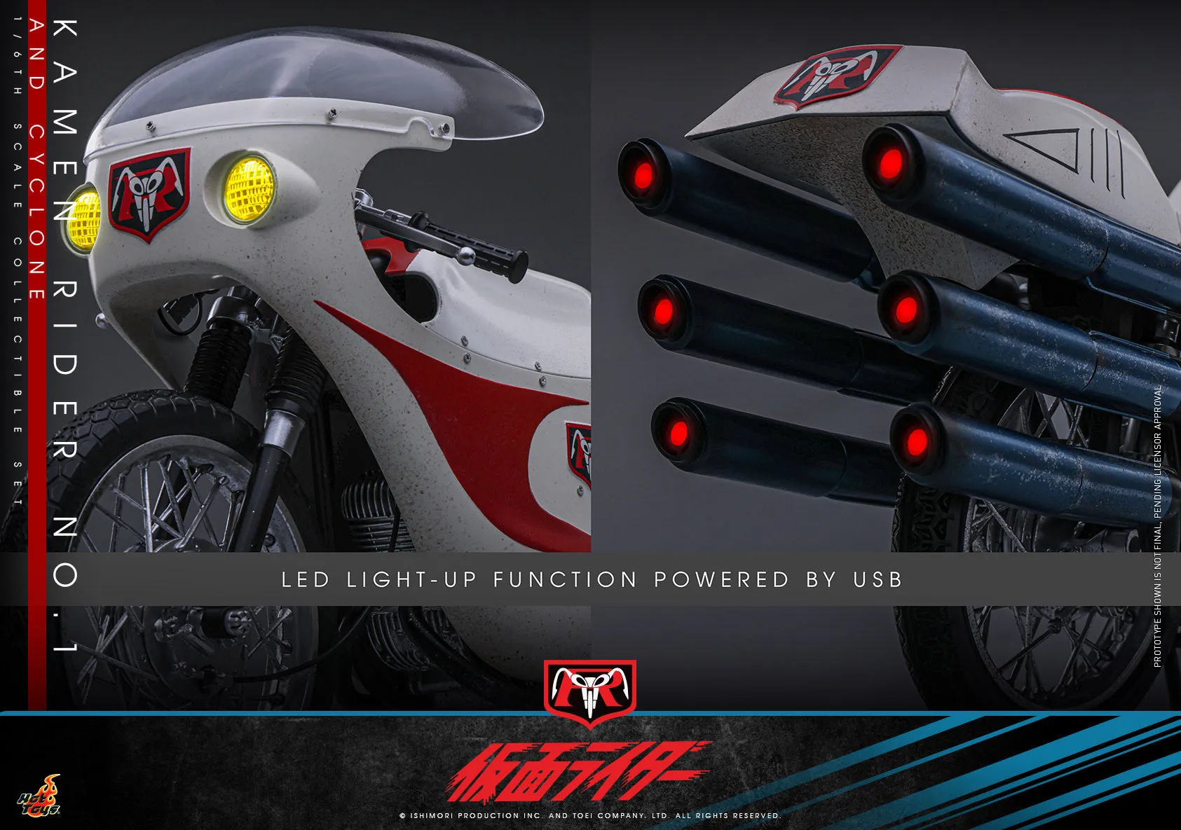 Hot Toys - Kamen Rider - Kamen Rider No. 1 and Cyclone