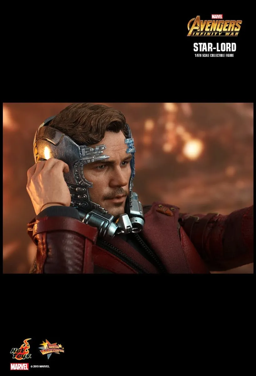 HOT TOYS MARVEL  AVENGERS INFINITY WAR STAR-LORD COLLECTIBLE FIGURE 1/6TH SCALE - MMS539