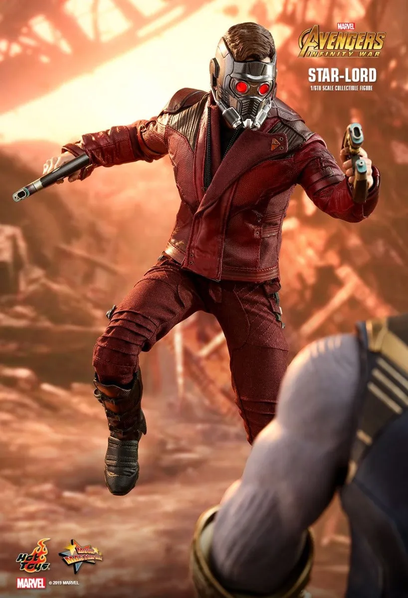 HOT TOYS MARVEL  AVENGERS INFINITY WAR STAR-LORD COLLECTIBLE FIGURE 1/6TH SCALE - MMS539