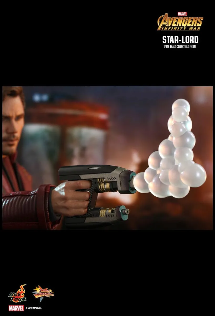 HOT TOYS MARVEL  AVENGERS INFINITY WAR STAR-LORD COLLECTIBLE FIGURE 1/6TH SCALE - MMS539