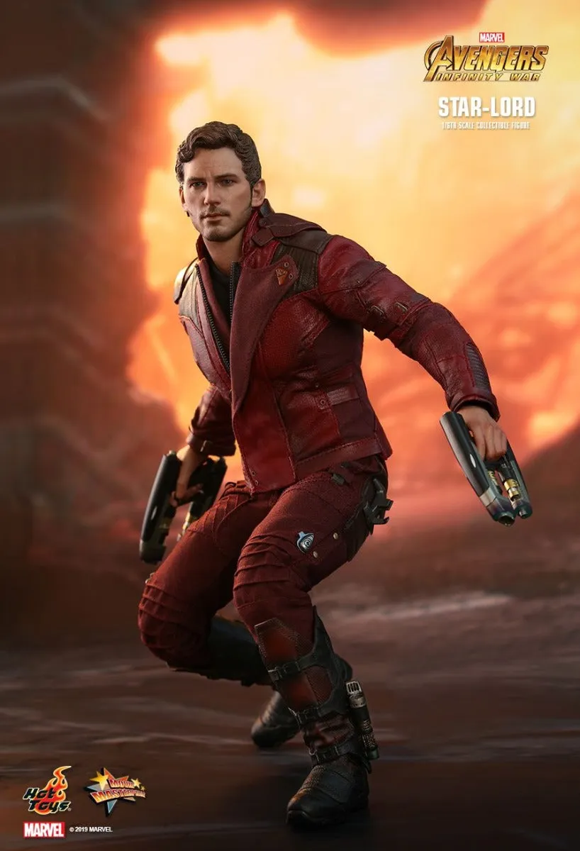 HOT TOYS MARVEL  AVENGERS INFINITY WAR STAR-LORD COLLECTIBLE FIGURE 1/6TH SCALE - MMS539