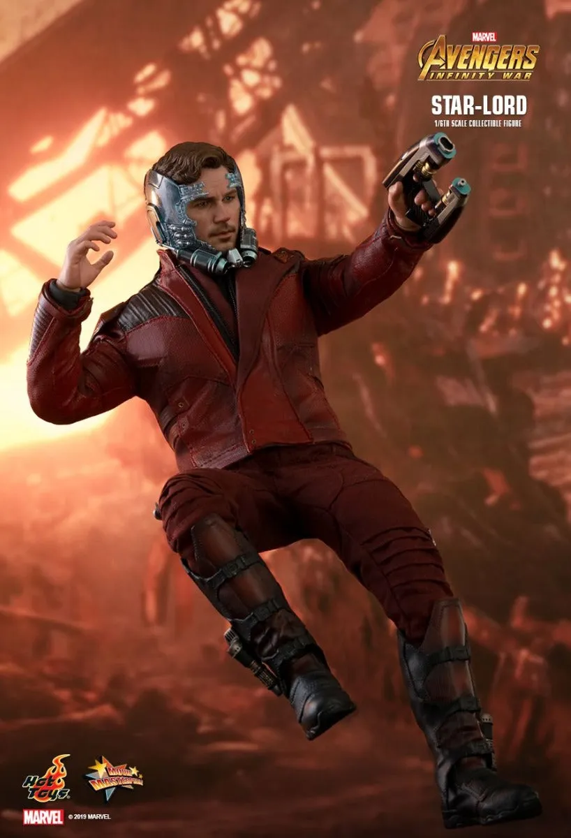 HOT TOYS MARVEL  AVENGERS INFINITY WAR STAR-LORD COLLECTIBLE FIGURE 1/6TH SCALE - MMS539