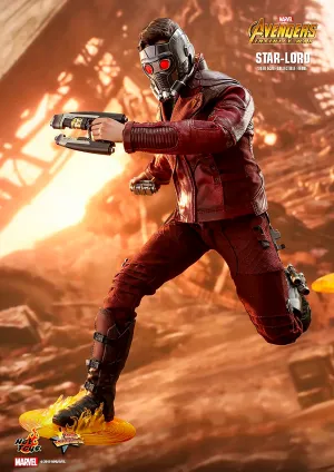 HOT TOYS MARVEL  AVENGERS INFINITY WAR STAR-LORD COLLECTIBLE FIGURE 1/6TH SCALE - MMS539