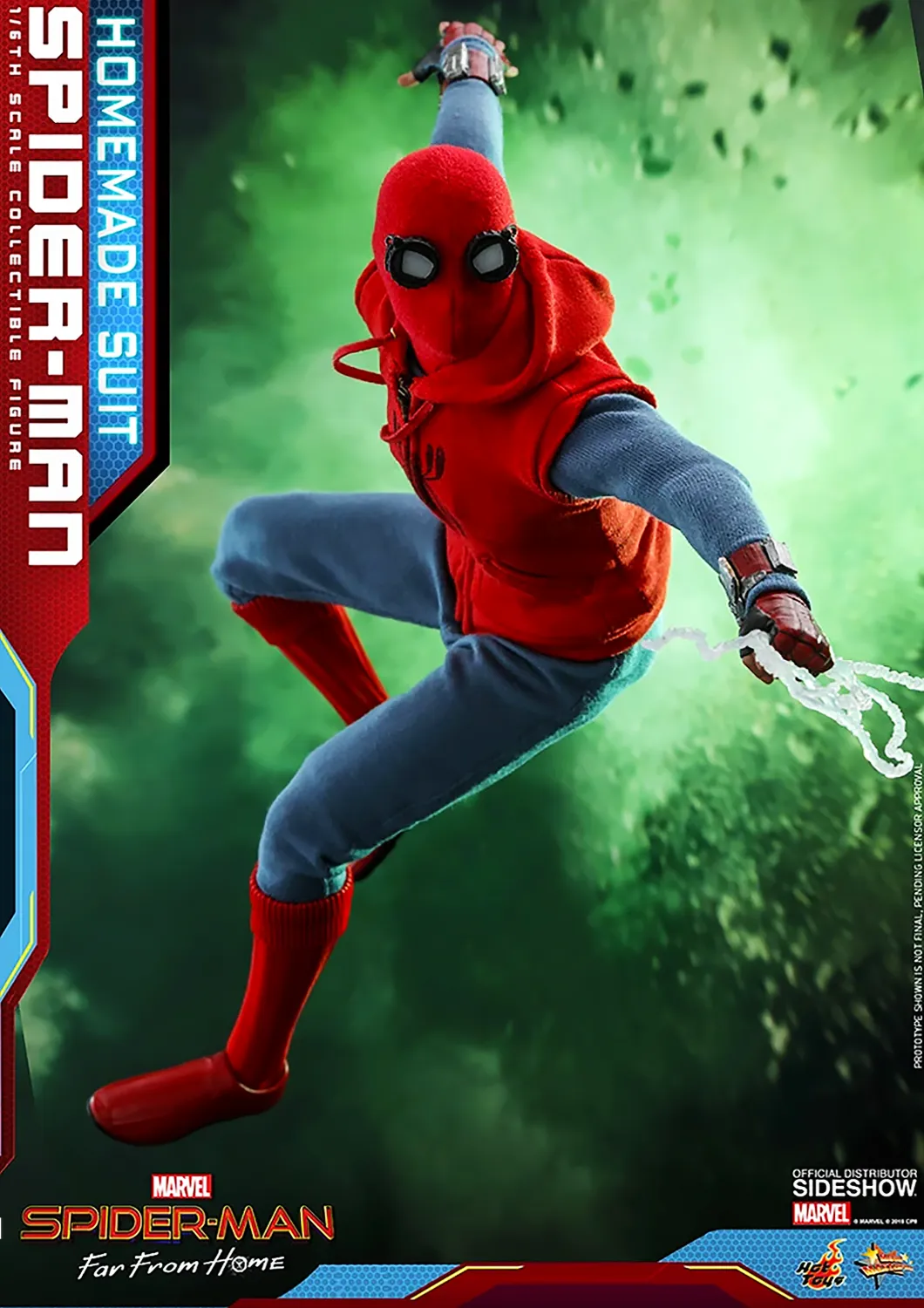 HOT TOYS MARVEL SPIDER-MAN FAR FROM HOME (HOMEMADE SUIT VERSION) COLLECTIBLE FIGURE 1/6TH SCALE - MMS552