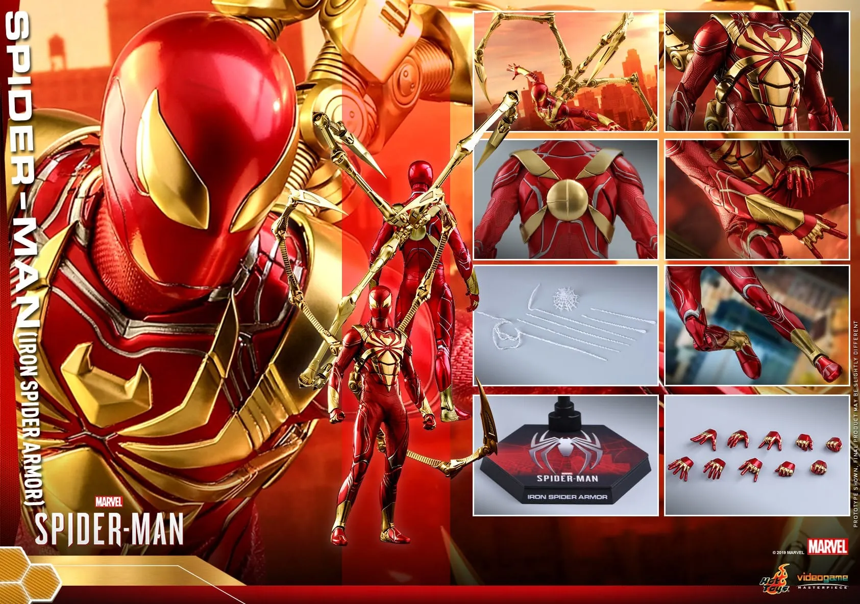 HOT TOYS MARVEL SPIDER-MAN (IRON SPIDER ARMOR) 1/6TH SCALE VGM38