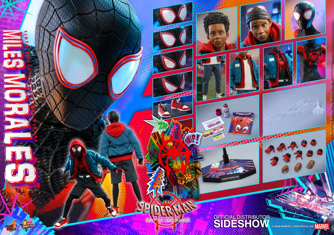 Hot Toys Movie Masterpiece 1/6 Scale Figure - Spider-Man: Into the Spider-Verse - Miles Morales