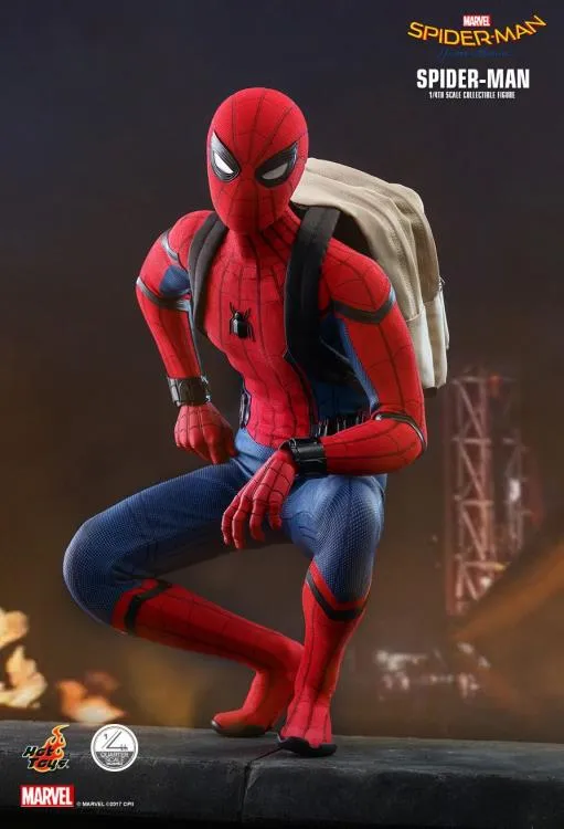 HOT TOYS SPIDERMAN: HOMECOMING SPIDERMAN (DELUXE VERSION) 1/4 QS015