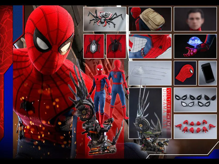 HOT TOYS SPIDERMAN: HOMECOMING SPIDERMAN (DELUXE VERSION) 1/4 QS015