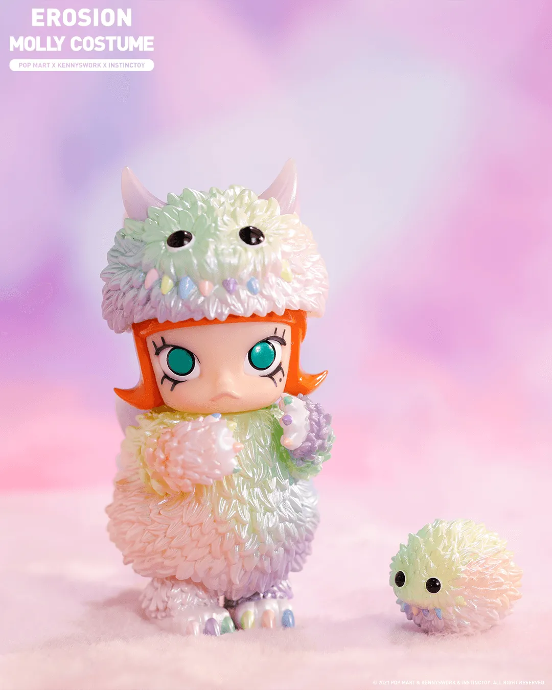 POP MART Molly x Instinctoy Erosion Molly Costume Series