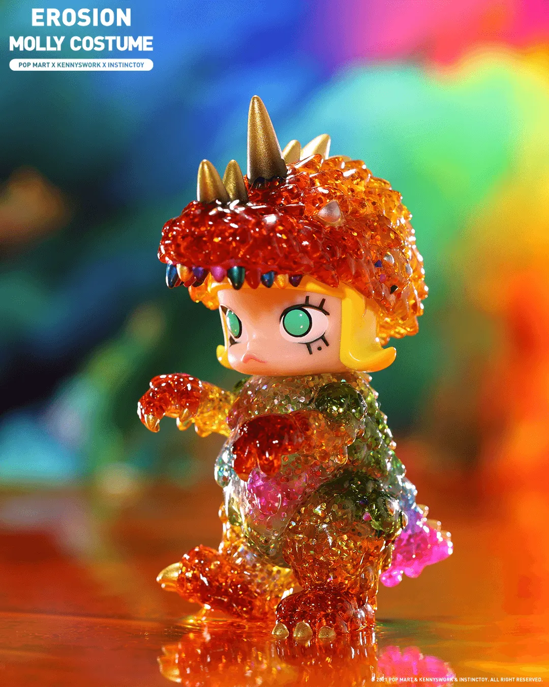 POP MART Molly x Instinctoy Erosion Molly Costume Series