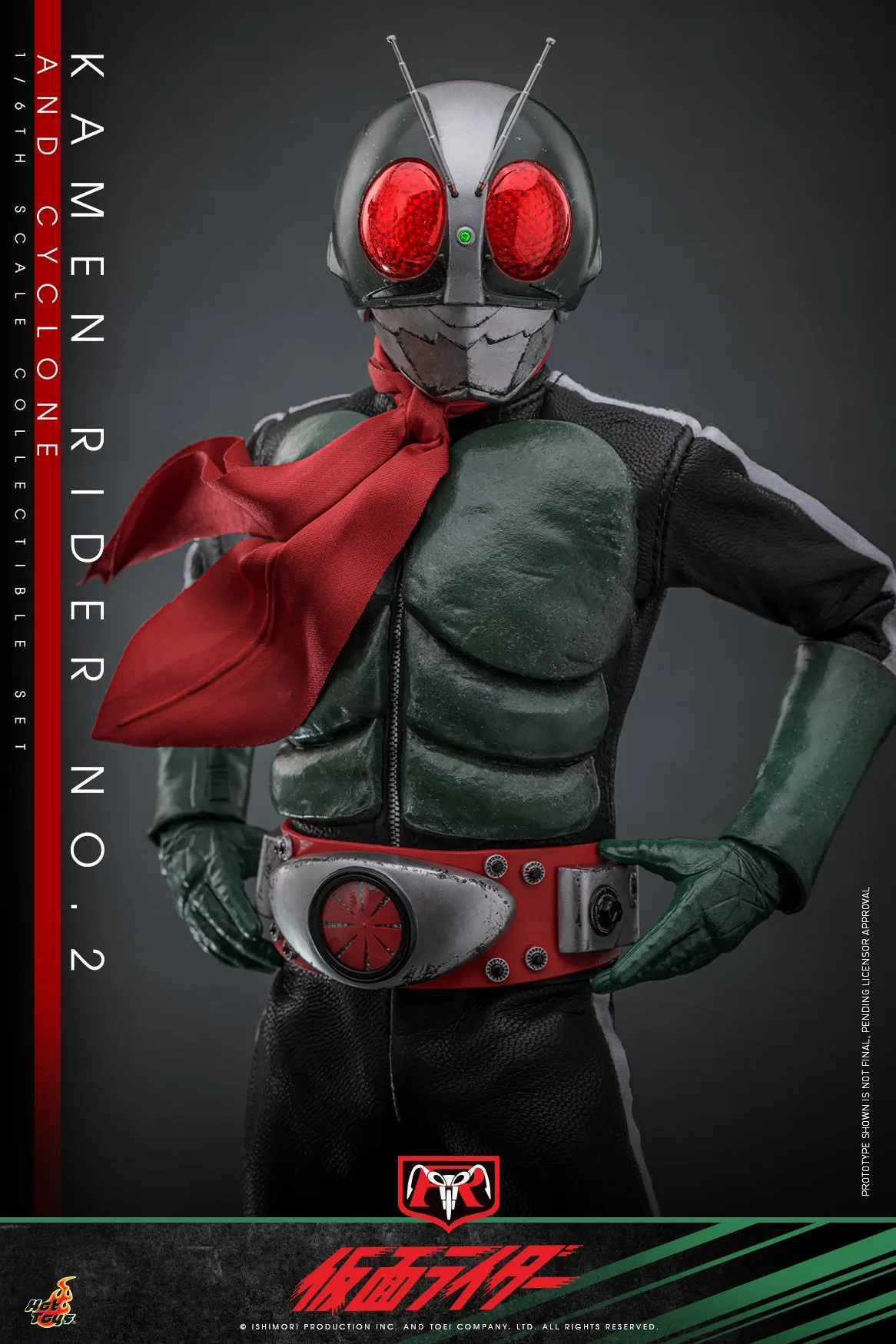 [Pre-Order] Hot Toys - TMS149 - Kamen Rider - 1/6th scale Kamen Rider No. 2 and Cyclone Collectible Set