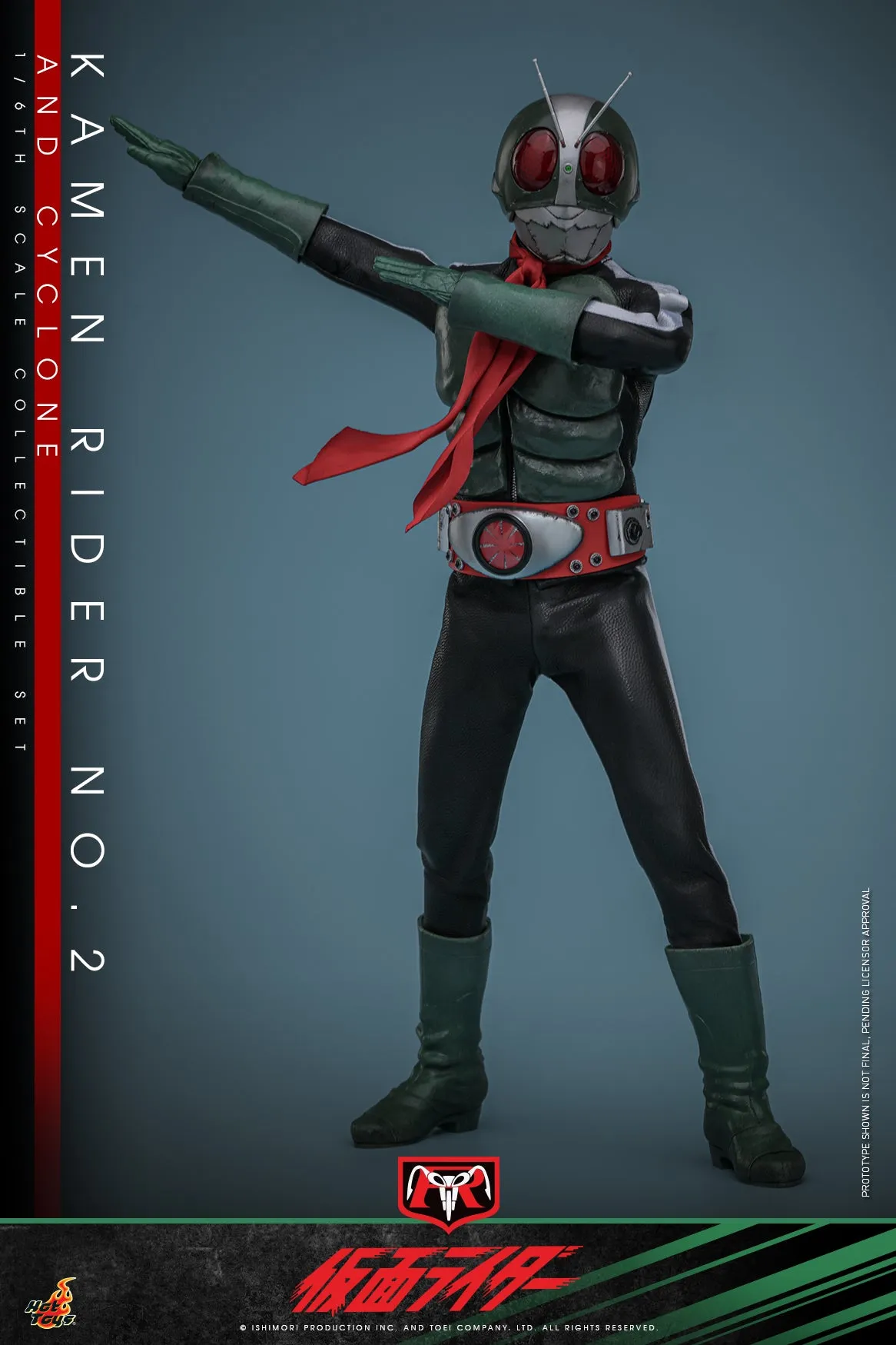 [Pre-Order] Hot Toys - TMS149 - Kamen Rider - 1/6th scale Kamen Rider No. 2 and Cyclone Collectible Set