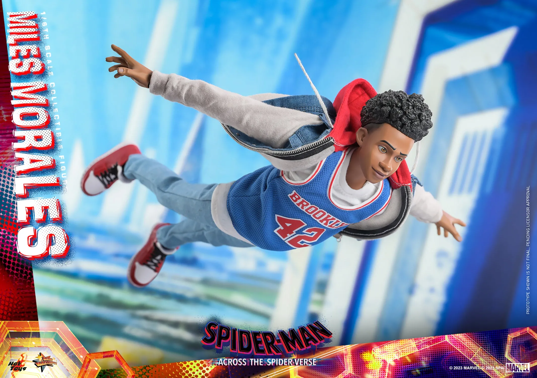 Pre-Order - Spider-Man: Across The Spider-Verse: Part One MMS710 Spider-Man (Miles Morales) 1/6th Scale Collectible Figure