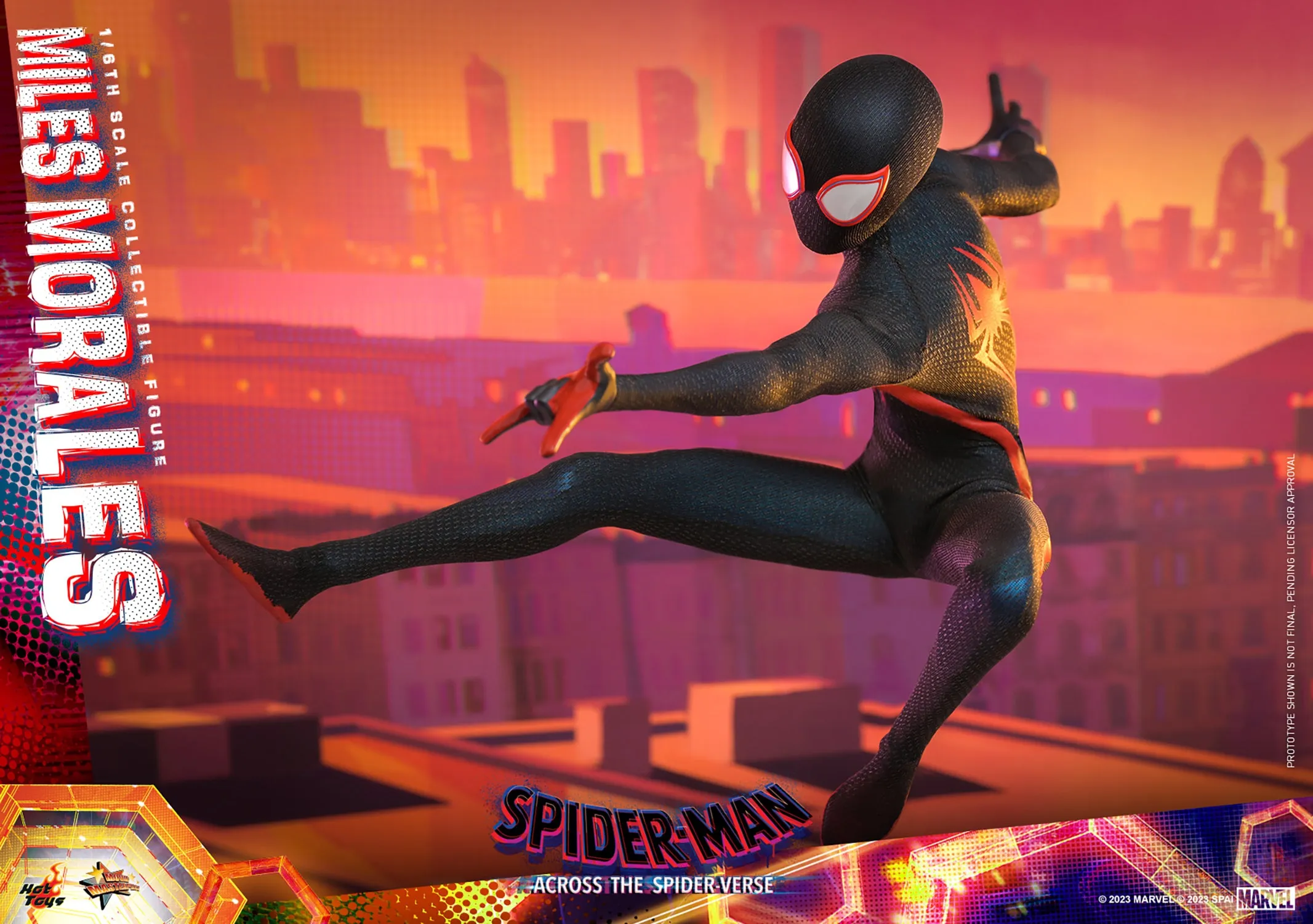 Pre-Order - Spider-Man: Across The Spider-Verse: Part One MMS710 Spider-Man (Miles Morales) 1/6th Scale Collectible Figure