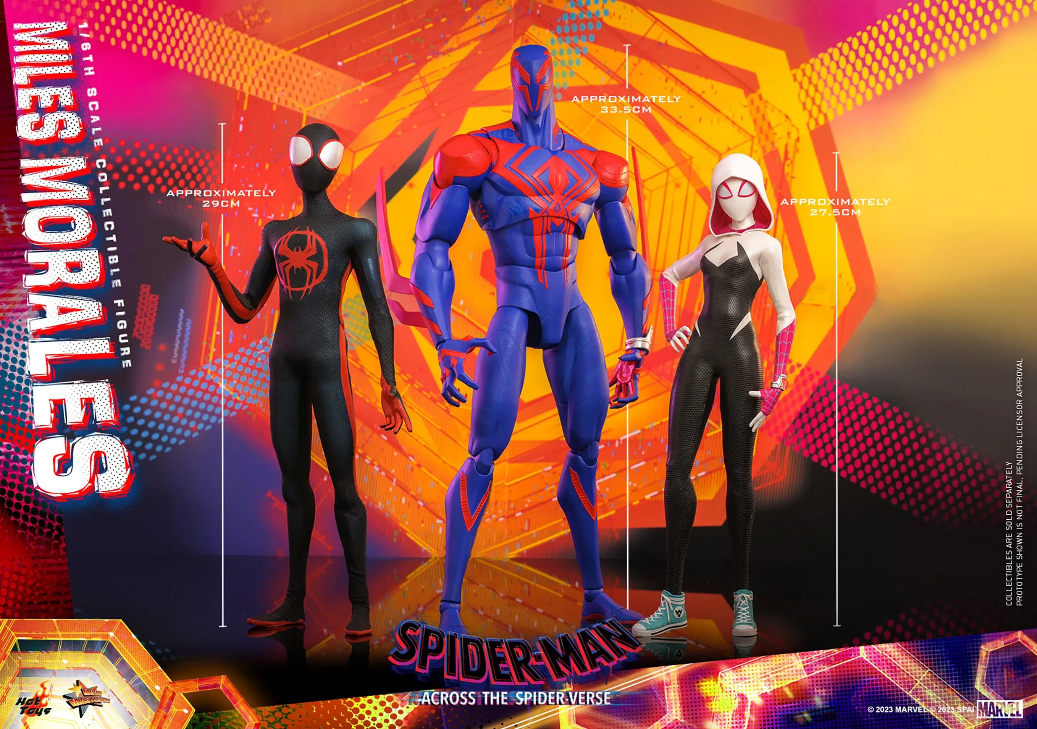 Pre-Order - Spider-Man: Across The Spider-Verse: Part One MMS710 Spider-Man (Miles Morales) 1/6th Scale Collectible Figure