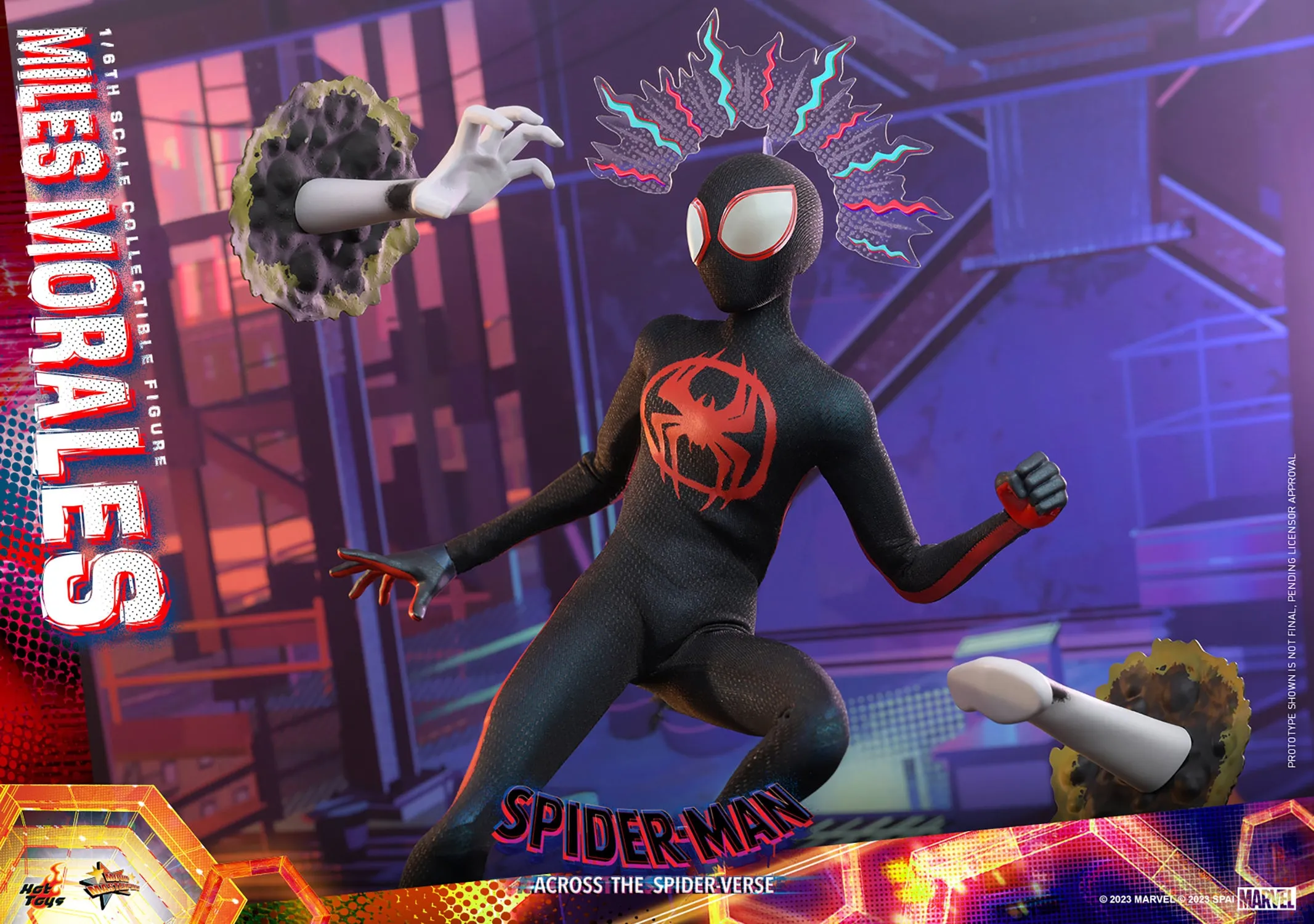 Pre-Order - Spider-Man: Across The Spider-Verse: Part One MMS710 Spider-Man (Miles Morales) 1/6th Scale Collectible Figure