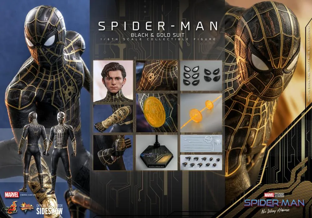 Spider-Man No Way Home -  Spider-Man (Black & Gold Suit) MMS604